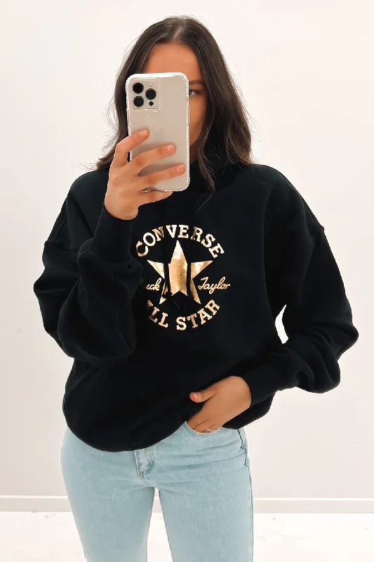 Chuck Patch Pullover Hoodie Converse Black