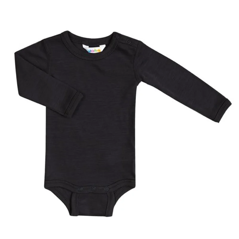 Joha Body Wool/Silk LS Black