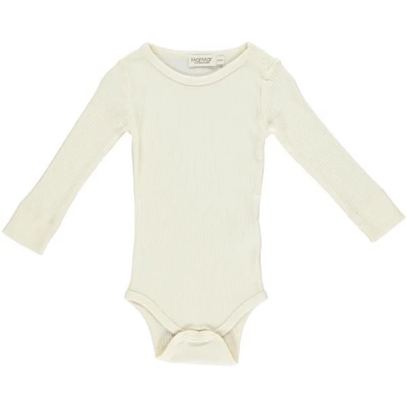 MarMar Modal Body Plain LS Offwhite