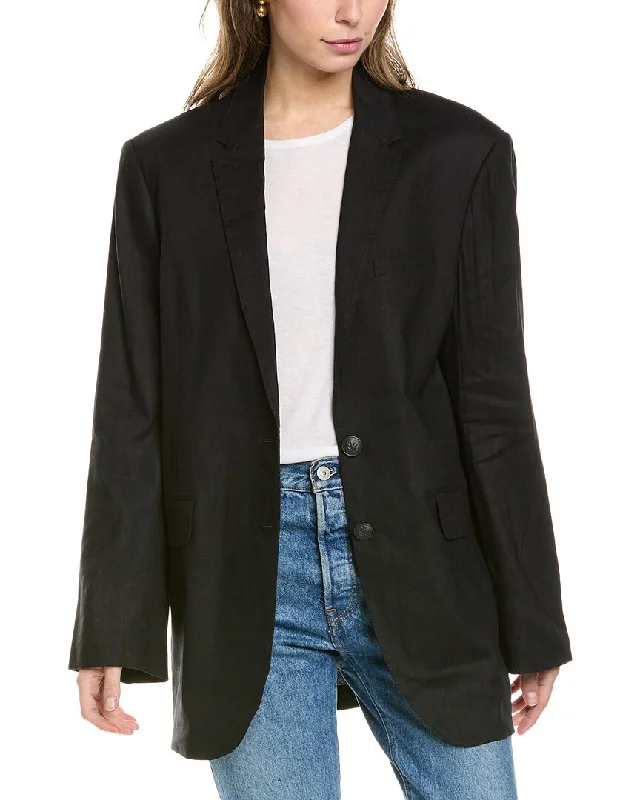 rag & bone Odessa Linen-Blend Blazer