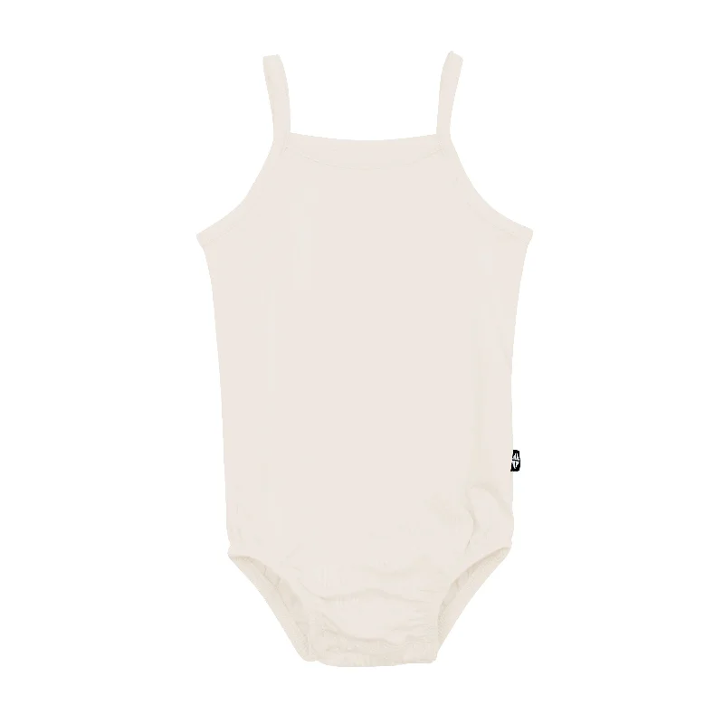 Spaghetti Strap Leotard in Oat