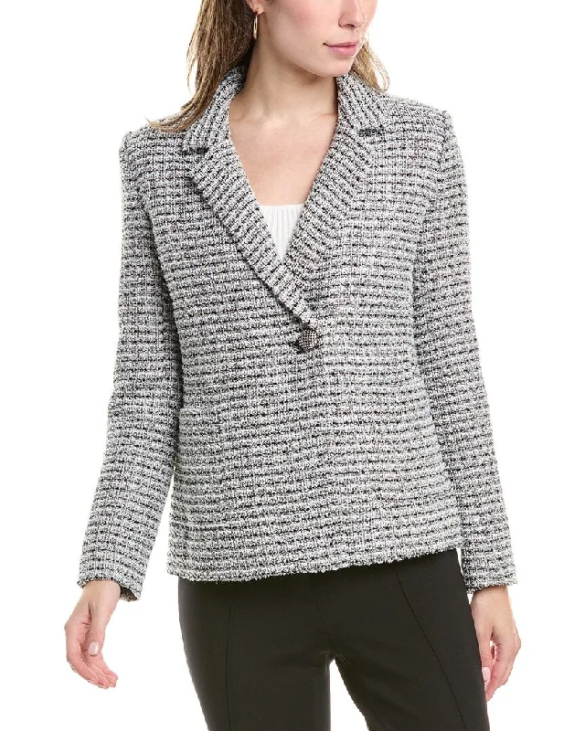 St. John Metallic Tweed Jacket