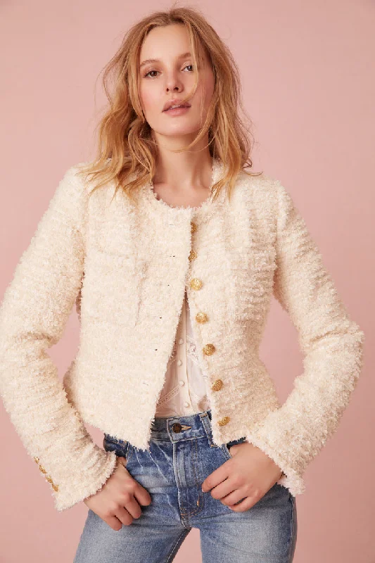 Vermont Tweed Cropped Jacket