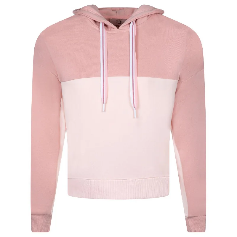 Womens French Terry Hooded Sweatshirt Powder Pink - SS23