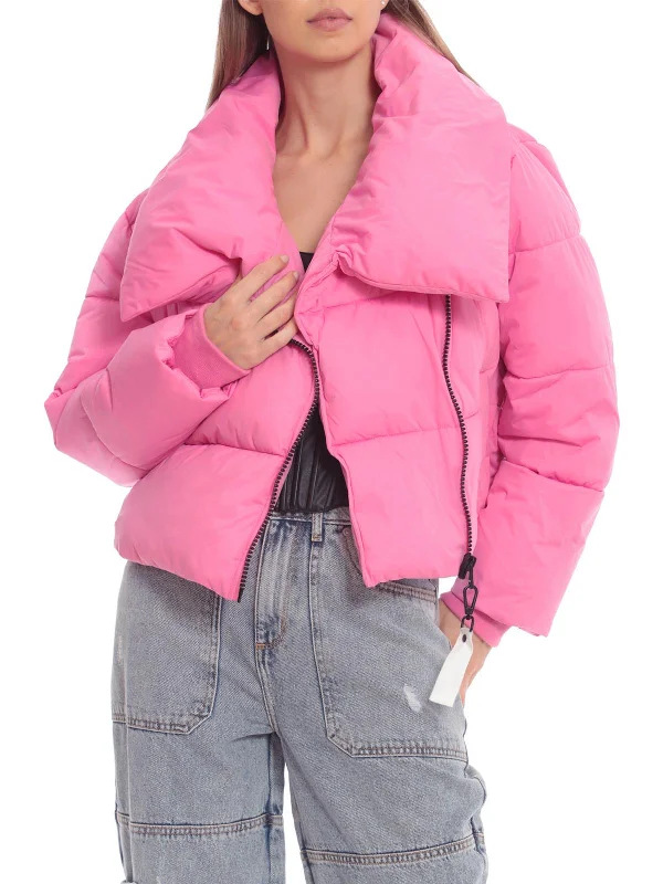 Womens Quilted Short Puffer Jacket