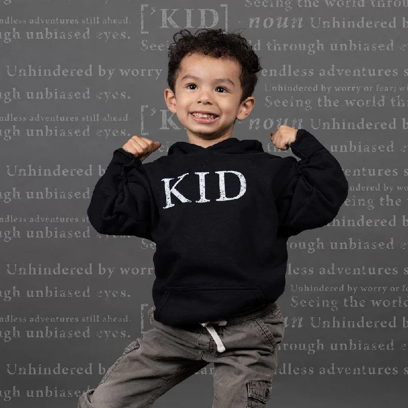 Youth Kid Defined Hoodie - Black