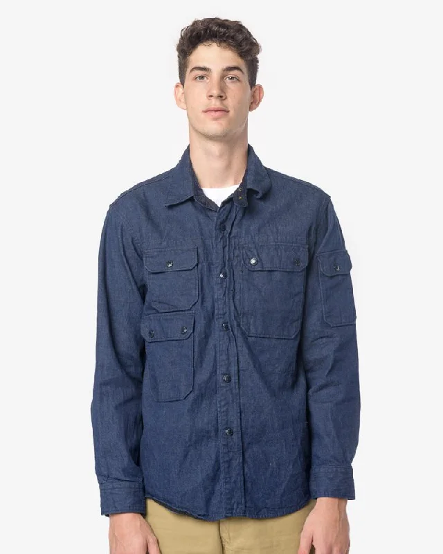 CPO Shirt in Indigo Cone Denim