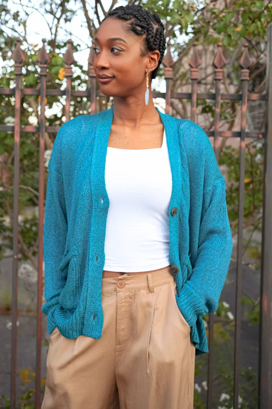 Maeve Cardigan - Teal<br>***Last One***