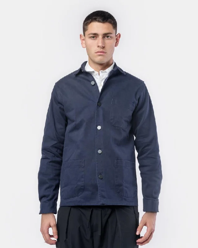 Overshirt Twill One in Navy