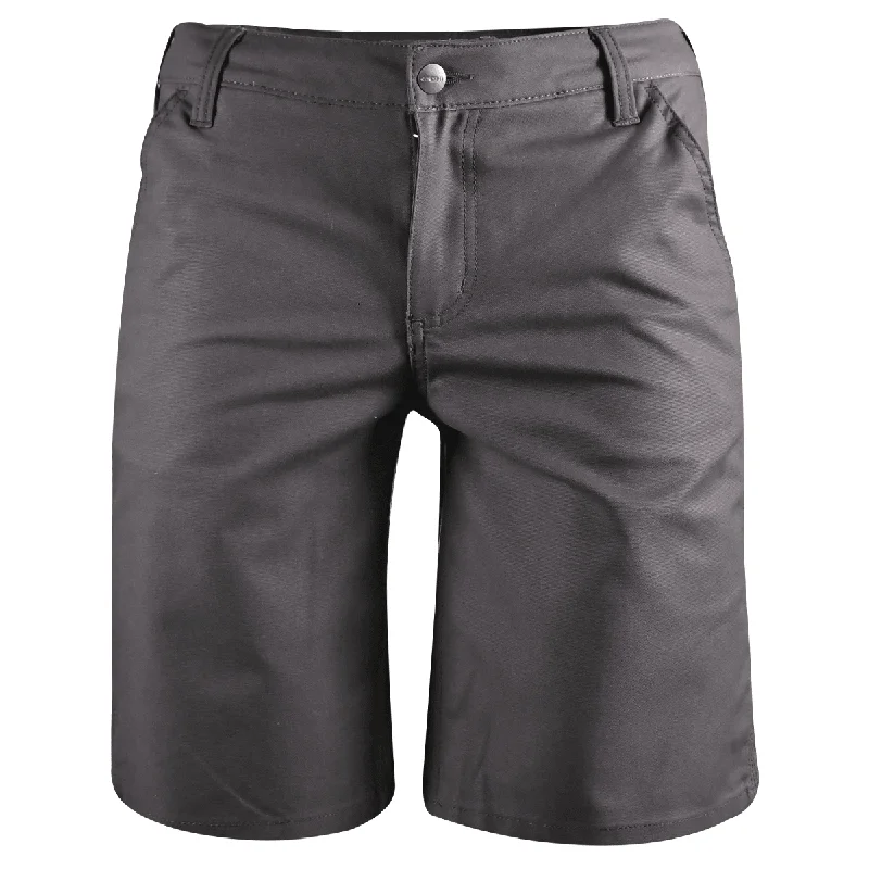 Carhartt Women's Chino Shorts Gravel Rugged Flex Rigby Relaxed Fit