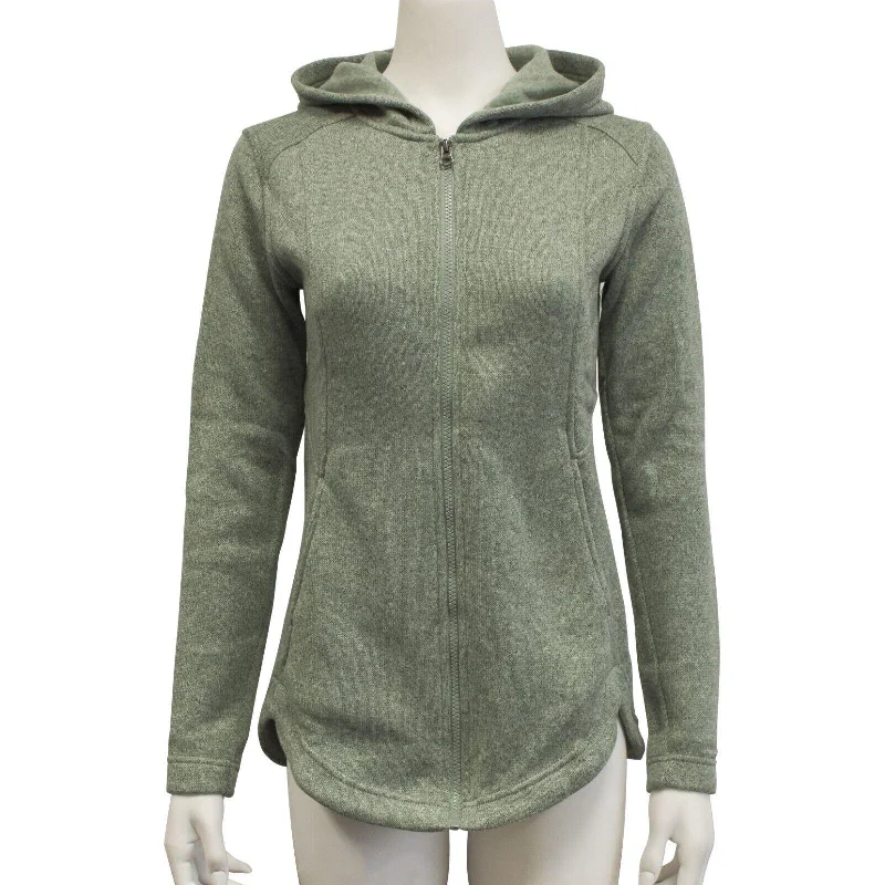 Eddie Bauer Women's Sage Green Radiator Fleece Full Zip Hoodie (S02)