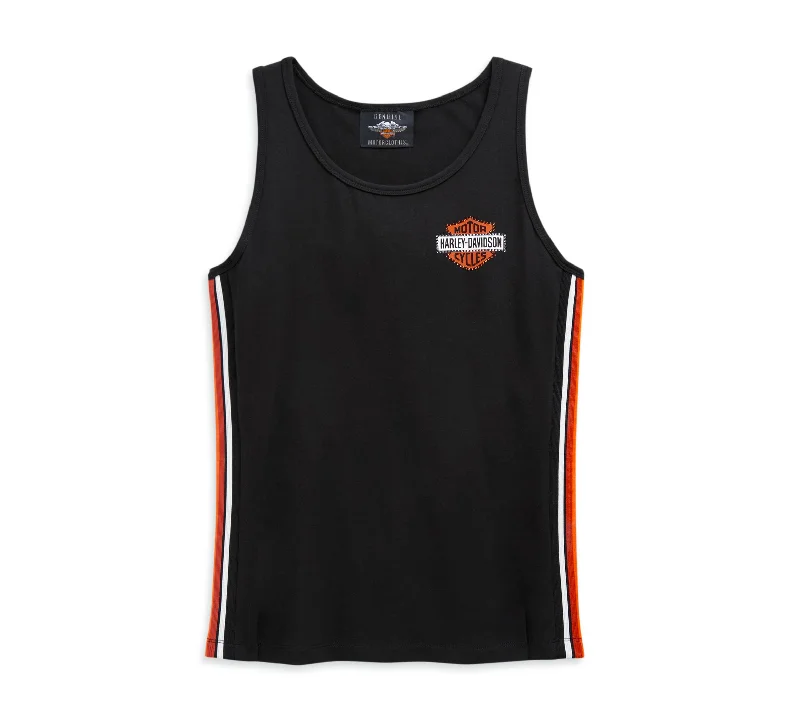 HARLEY-DAVIDSON® WOMEN'S SIDE STRIPE TANK 99110-20VW