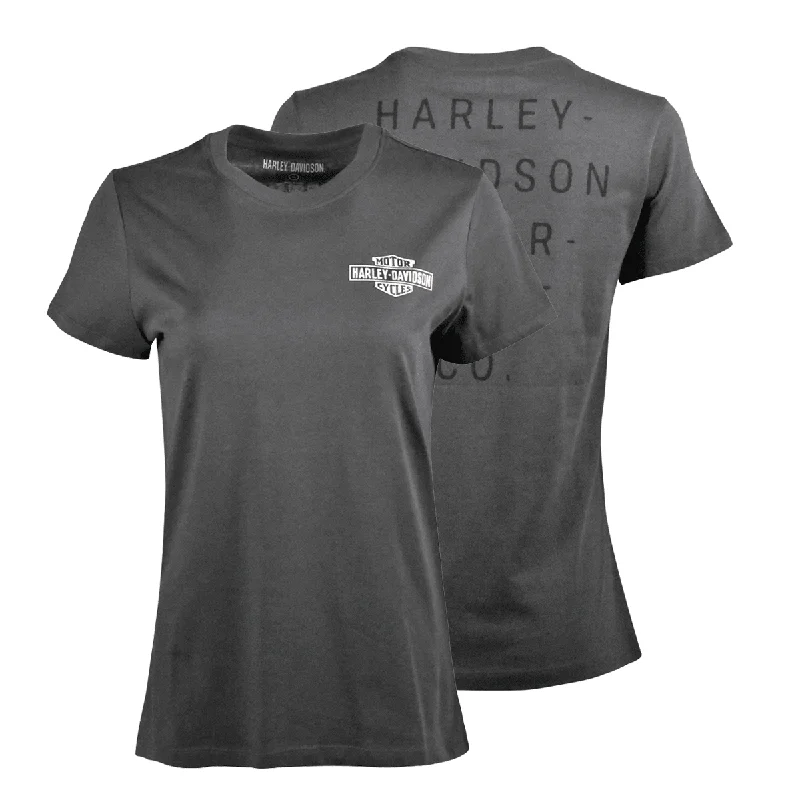 Branded  Women's T-Shirt Dark Grey Cavalry Short Sleeve (S08)