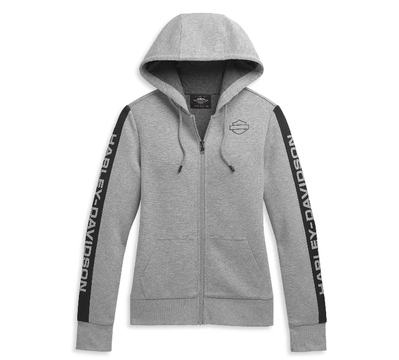 Women's Sleeve Logo Zip Hoodie 96487-21VW