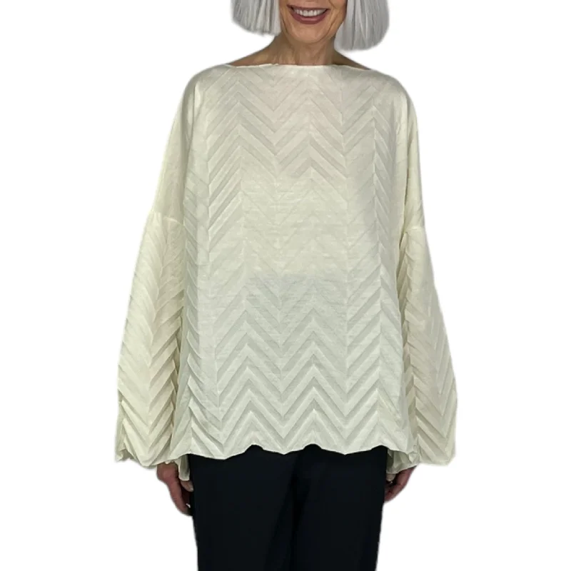 PLEATED PULLOVER